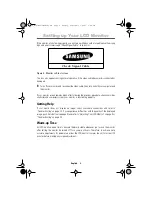 Preview for 10 page of Samsung 151MP - SyncMaster 151 MP Owner'S Instructions Manual