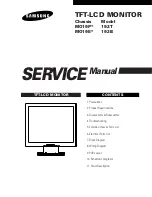 Samsung 192T - SyncMaster 192 T Service Manual preview
