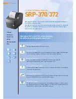 Предварительный просмотр 6 страницы Samsung 2 COLOR THERMAL PRINTER SRP-275 Brochure & Specs