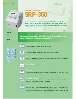 Предварительный просмотр 8 страницы Samsung 2 COLOR THERMAL PRINTER SRP-275 Brochure & Specs