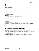 Preview for 5 page of Samsung 2 COLOR THERMAL PRINTER SRP-275 Service Manual