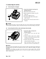 Предварительный просмотр 10 страницы Samsung 2 COLOR THERMAL PRINTER SRP-275 User Manual