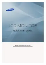 Samsung 2032MG Quick Start Manual предпросмотр