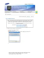 Preview for 20 page of Samsung 2032NW - SyncMaster - 20" LCD Monitor (Spanish) Manual Del Usuario