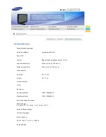 Preview for 45 page of Samsung 2032NW - SyncMaster - 20" LCD Monitor (Spanish) Manual Del Usuario