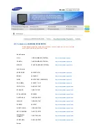 Preview for 49 page of Samsung 2032NW - SyncMaster - 20" LCD Monitor (Spanish) Manual Del Usuario