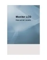 Samsung 2033SW - SyncMaster - 20" LCD Monitor (Spanish) Manual Del Usuario preview