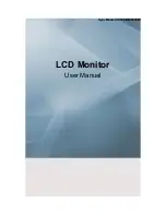 Samsung 2033SW - SyncMaster - 20" LCD Monitor User Manual preview