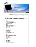 Preview for 72 page of Samsung 204B - SyncMaster - 20.1" LCD Monitor Manual Del Usuario