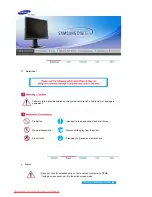 Preview for 2 page of Samsung 214T - SyncMaster - 21.3" LCD Monitor User Manual