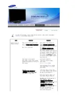 Preview for 64 page of Samsung 215TW - SyncMaster - 21" LCD Monitor (Korean) User Manual