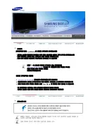 Preview for 73 page of Samsung 215TW - SyncMaster - 21" LCD Monitor (Korean) User Manual