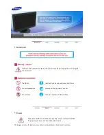 Preview for 2 page of Samsung 220WM - SyncMaster 22" LCD Monitor Owner'S Manual