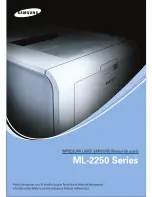 Samsung 2252W - Printer - B/W Manual Del Usuario preview