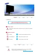 Preview for 2 page of Samsung 225BW - SyncMaster - 22" LCD Monitor User Manual