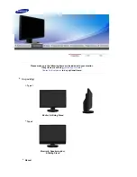 Preview for 10 page of Samsung 225BW - SyncMaster - 22" LCD Monitor User Manual