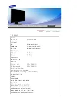 Preview for 53 page of Samsung 225BW - SyncMaster - 22" LCD Monitor User Manual