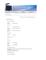 Preview for 54 page of Samsung 225UW - SyncMaster - 22" LCD Monitor Manual Del Usuario