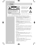 Предварительный просмотр 2 страницы Samsung 241MP - SyncMaster 241 MP Owner'S Instructions Manual