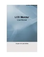 Samsung 2493HM - SyncMaster - 24" LCD Monitor User Manual preview