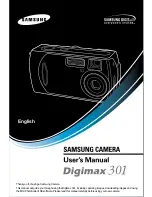Samsung 301 - Digimax 301 3.2MP Digital Camera User Manual preview