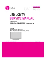 Preview for 1 page of Samsung 32LE5500 Service Manual