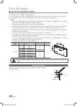 Предварительный просмотр 42 страницы Samsung 37 C580 User Manual