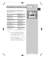 Preview for 43 page of Samsung 3WAY COMBINATIONTELEVISION Owner'S Instructions Manual