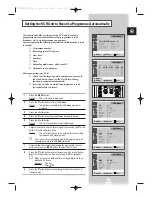 Preview for 51 page of Samsung 3WAY COMBINATIONTELEVISION Owner'S Instructions Manual