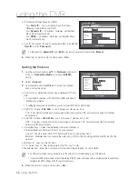 Предварительный просмотр 56 страницы Samsung 4 channel DVR User Manual