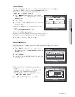 Предварительный просмотр 61 страницы Samsung 4 channel DVR User Manual