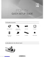 Preview for 1 page of Samsung 4 Series Quick Setup Manual