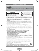 Предварительный просмотр 2 страницы Samsung 4005 Series User Manual