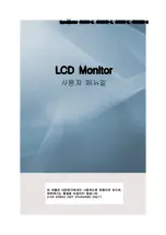 Samsung 400DX-2 - 40IN LCD 1920X1080 3000:1 VGA Dvi User Manual предпросмотр