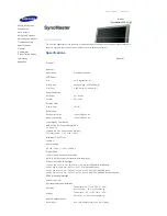 Предварительный просмотр 161 страницы Samsung 400DX - SyncMaster - 40" LCD Flat Panel Display Owner'S Manual