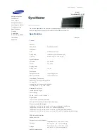 Предварительный просмотр 165 страницы Samsung 400DX - SyncMaster - 40" LCD Flat Panel Display Owner'S Manual