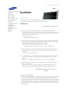 Preview for 175 page of Samsung 400DXn - SyncMaster - 40" LCD Flat Panel Display (Spanish) Manual De Usuario