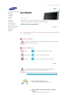 Предварительный просмотр 2 страницы Samsung 400DXn - SyncMaster - 40" LCD Flat Panel... Manual De Usuario