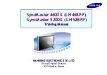 Предварительный просмотр 1 страницы Samsung 400UXn - SyncMaster - 40" LCD Flat Panel Display Training Manual