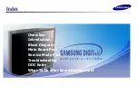 Предварительный просмотр 2 страницы Samsung 400UXn - SyncMaster - 40" LCD Flat Panel Display Training Manual