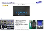 Предварительный просмотр 8 страницы Samsung 400UXn - SyncMaster - 40" LCD Flat Panel Display Training Manual