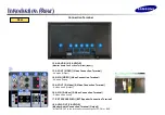 Предварительный просмотр 10 страницы Samsung 400UXn - SyncMaster - 40" LCD Flat Panel Display Training Manual