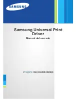Samsung 4116 - SCX B/W Laser Driver Manual preview