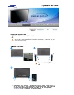 Preview for 59 page of Samsung 460Pn - SyncMaster - 46" LCD Monitor Manual Del Usuario