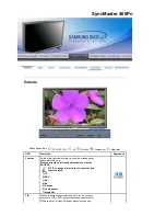 Preview for 81 page of Samsung 460Pn - SyncMaster - 46" LCD Monitor Manual Del Usuario