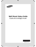 Preview for 1 page of Samsung 46UD Setup Manual
