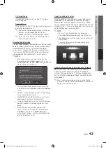 Preview for 43 page of Samsung 5000 Series User Manual