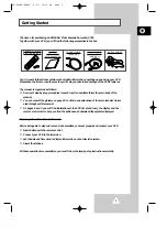 Предварительный просмотр 9 страницы Samsung 5000W - SV - VCR Owner'S Instructions Manual