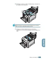 Предварительный просмотр 11 страницы Samsung 500N - CLP Color Laser Printer Manual De Instalación