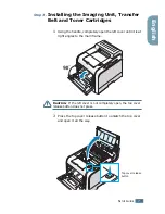 Предварительный просмотр 7 страницы Samsung 500N - CLP Color Laser Printer Setup Manual